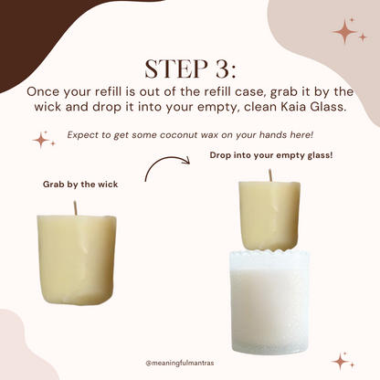 Nonna's Biscotti Natural Candle 8oz Kaia Collection Refill