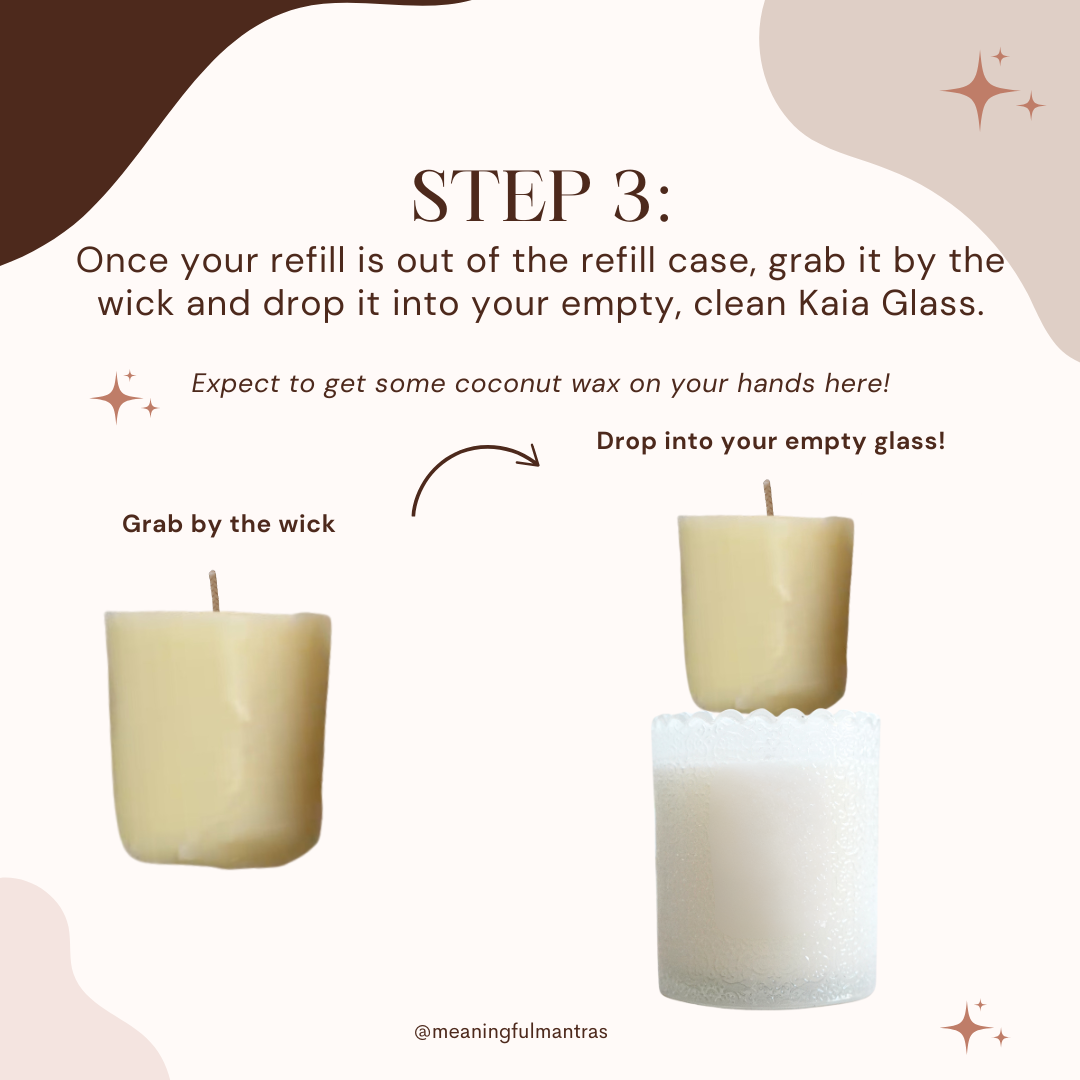 Fireside Fall Candle 8oz Kaia Collection Refill