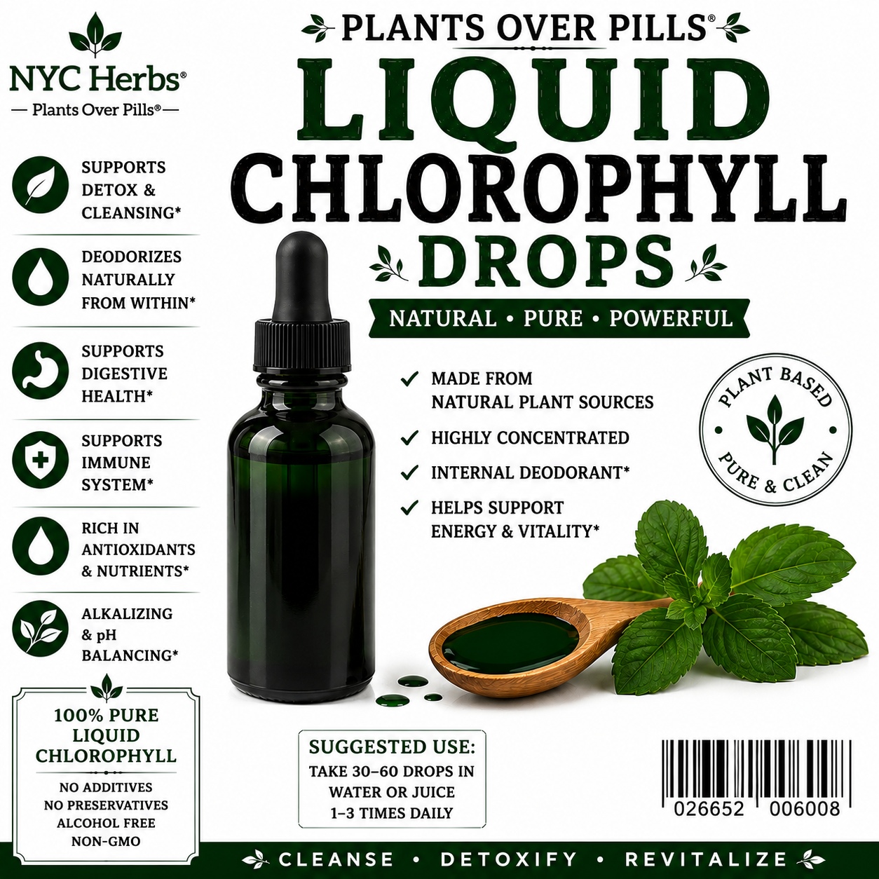 Liquid Chlorophyll Drops
