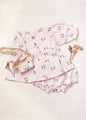 Organic Cotton Baby Girl Floral Dress with Bloomers