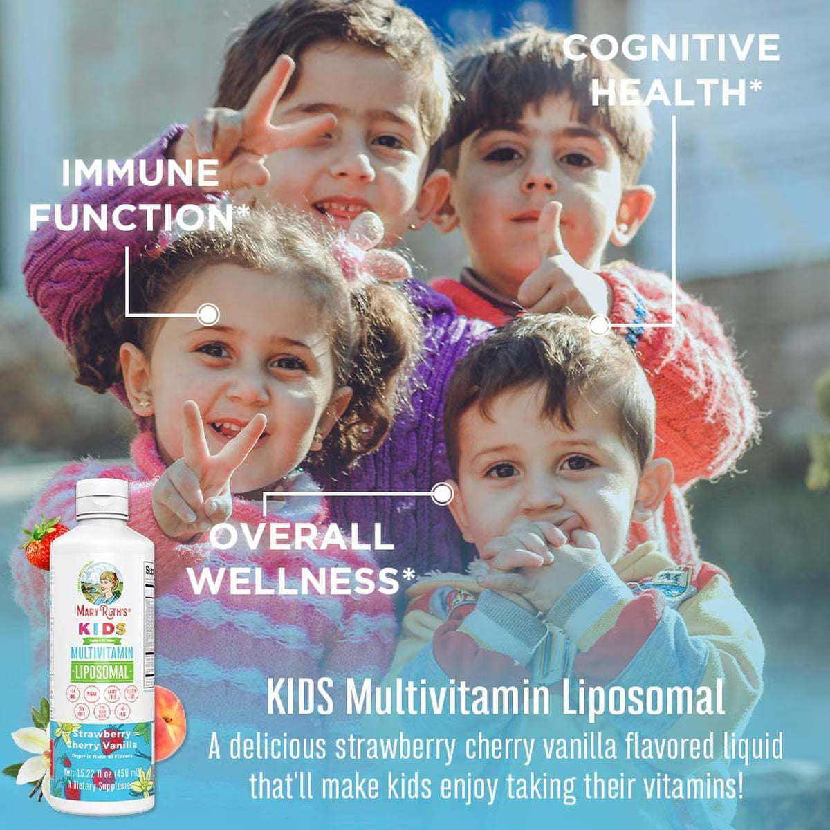 Mary Ruth's® Organic Kids Multivitamin Liposomal