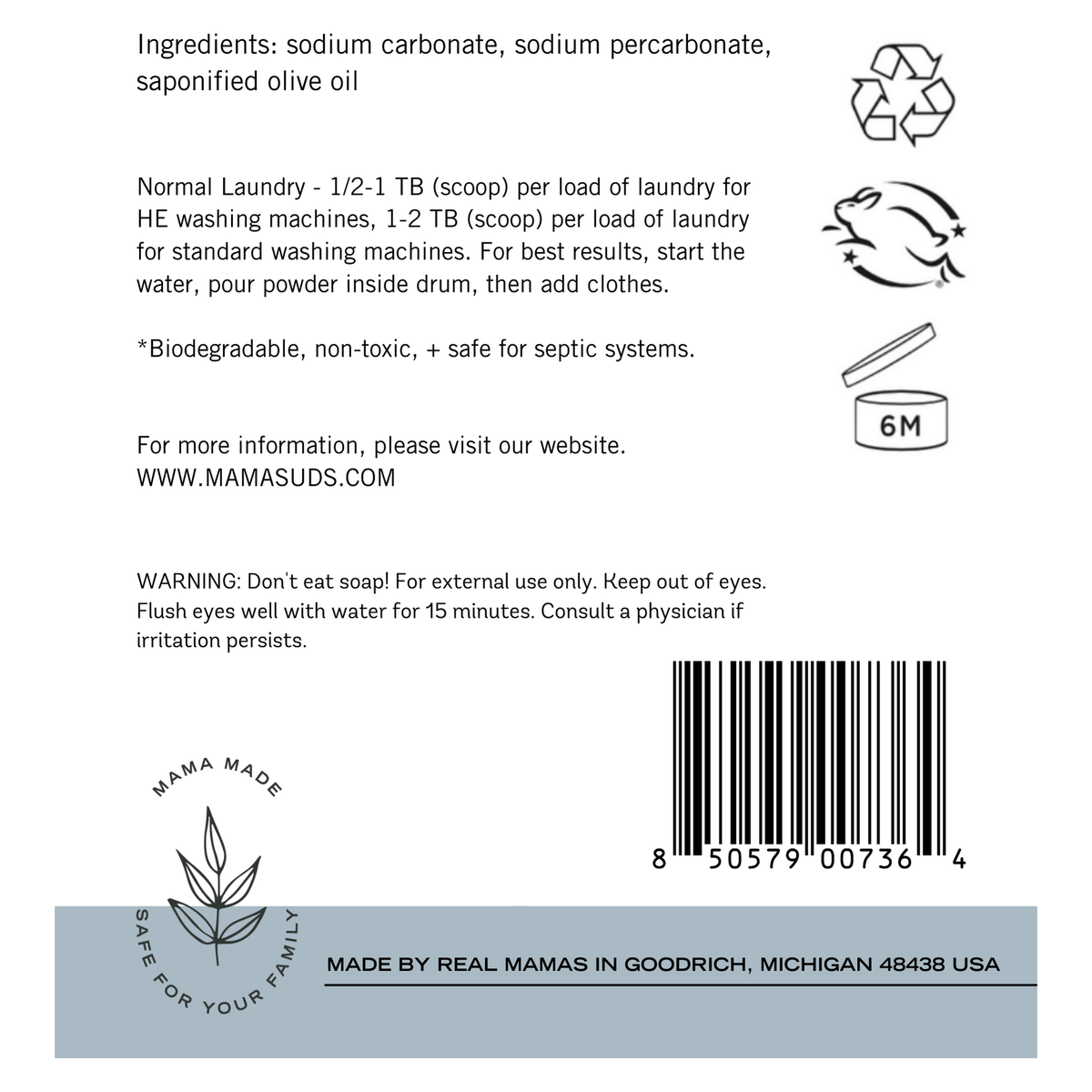 Laundry Soap Powder | Cruelty-free