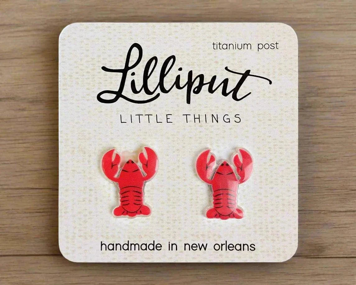 Lilliput Little Things - Crawfish Earrings
