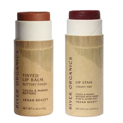 Set of 2 Lip Balms or Lip Stains