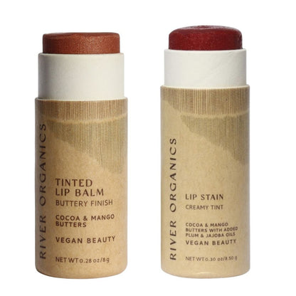 Set of 2 Lip Balms or Lip Stains