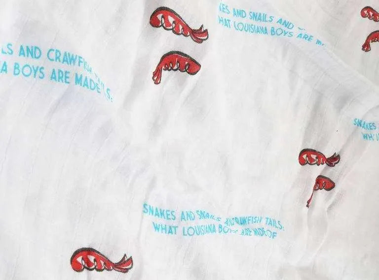 Little Hometown - Louisiana Boy Swaddle Set