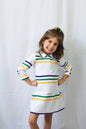 Mardi Gras Creations - White Infinity Youth Dress