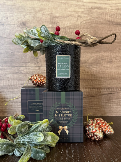 Midnight Mistletoe Natural Candle 8oz Kaia Collection