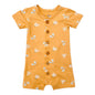 GOTS Certified Organic Cotton Short Sleeve Romper - Magical Moth