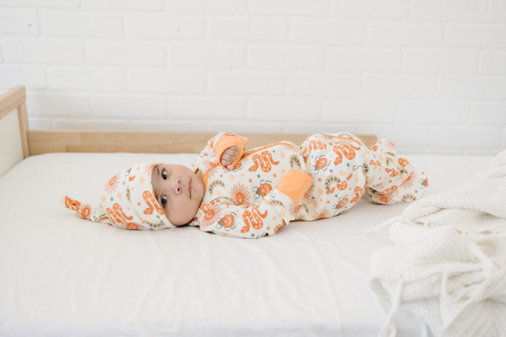 GOTS Certified Organic Cotton Zippy Footed - Mystic Serpent