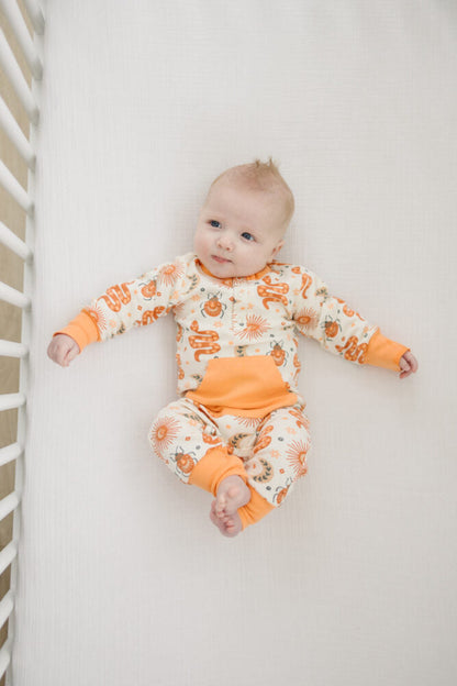 GOTS Certified Organic Cotton Playsuit - Mystic Serpent