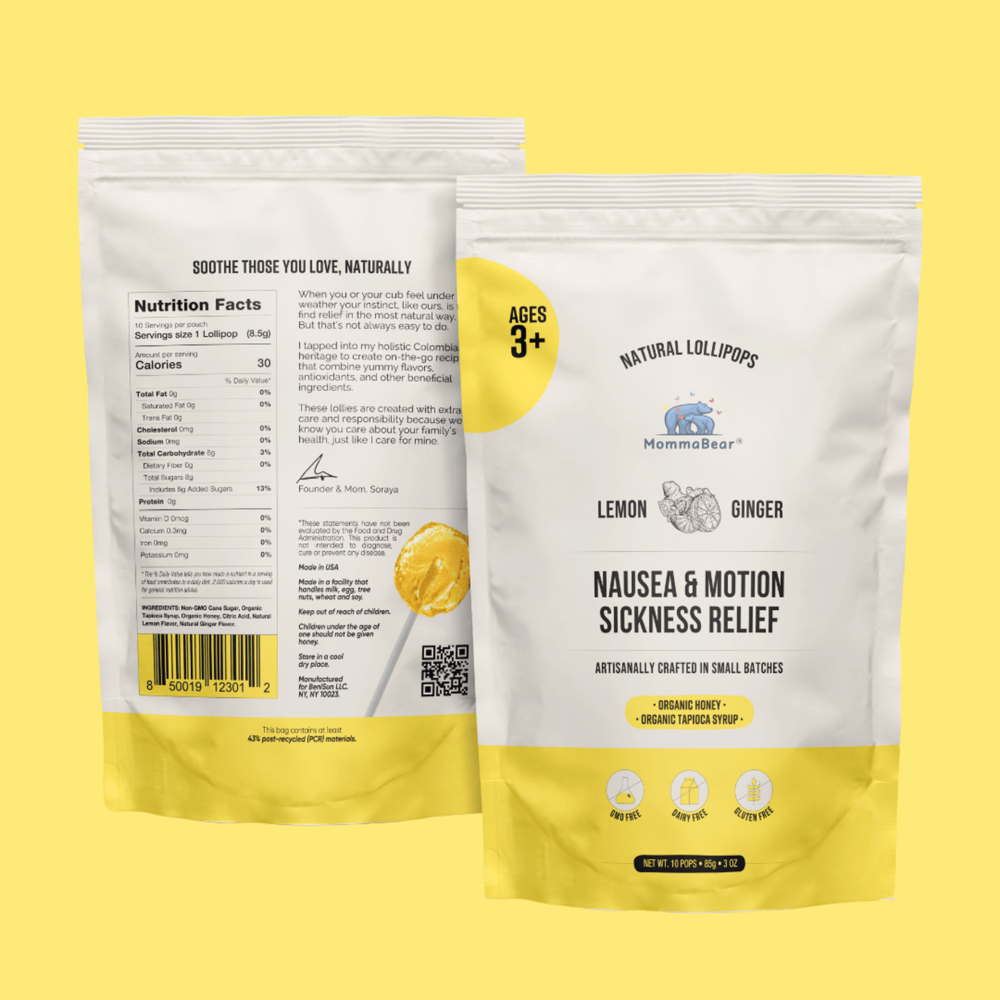 Motion Sickness & Nausea Lollipops (Bundle)