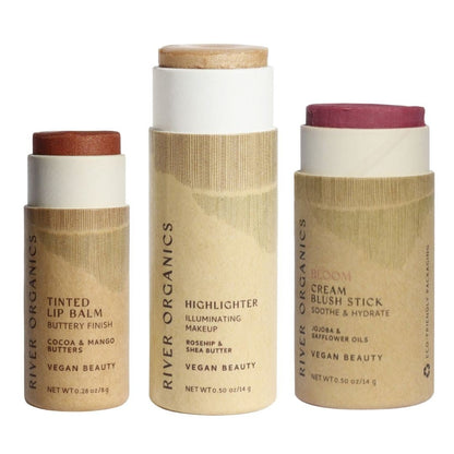 Lip + Highlighter + Blush Set