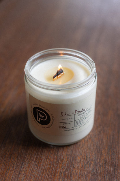 Gather + Glow Fall Candle Collection: Cafe-Inspired Hand-Poured Soy Wax Candles - Phthlate-free, Clean Burning