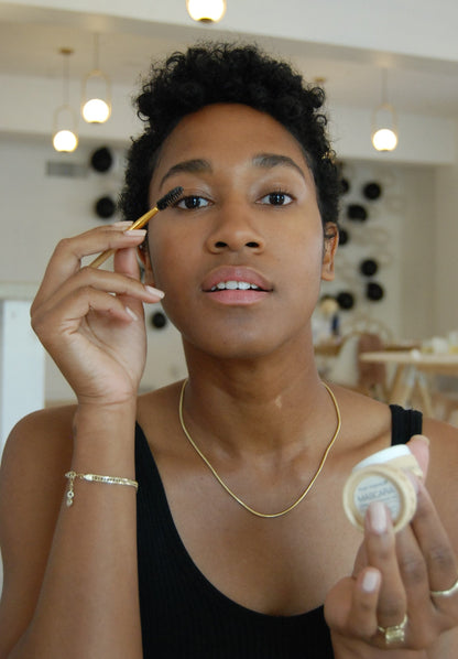 Black Vegan Zero-Waste Mascara