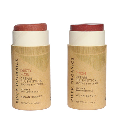 Set of 2 | Natural Cream Blush Sticks