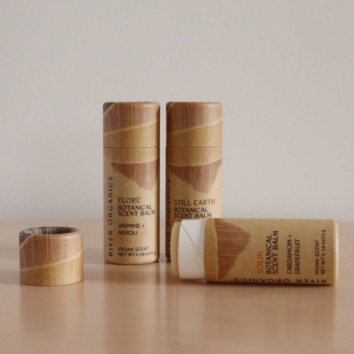 Set of 2, 3 or 4: Botanical Scent Balms made with Essential Oils