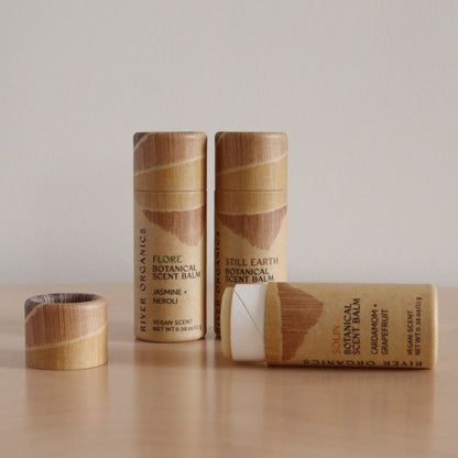 Set of 2, 3 or 4: Botanical Scent Balms made with Essential Oils