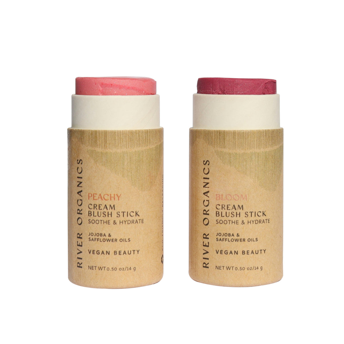 Set of 2 | Natural Cream Blush Sticks