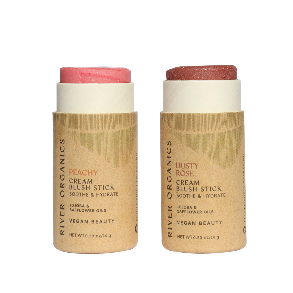 Set of 2 | Natural Cream Blush Sticks