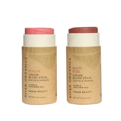 Set of 2 | Natural Cream Blush Sticks