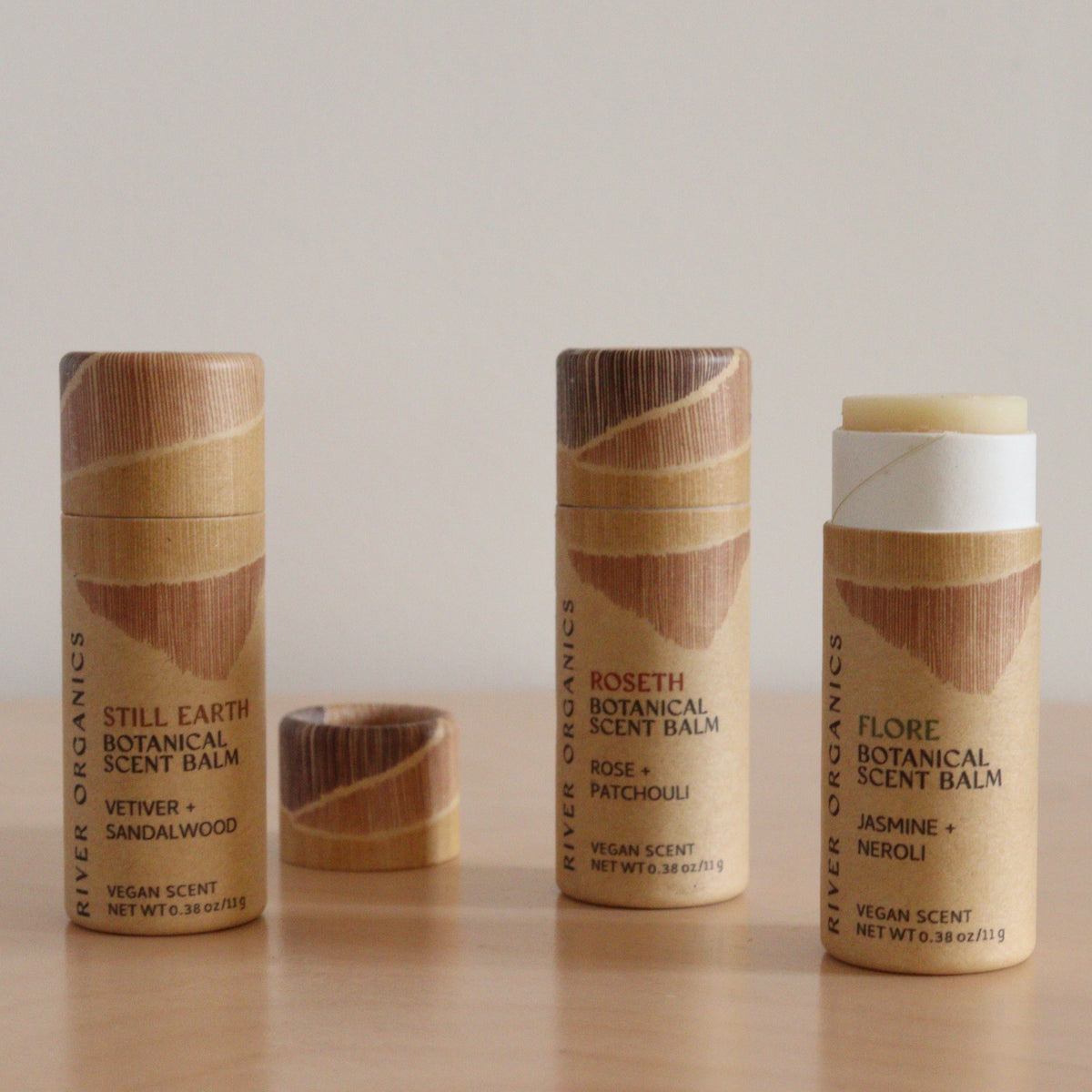 Set of 2, 3 or 4: Botanical Scent Balms made with Essential Oils
