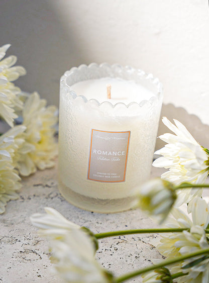 Romance Tahitian Tonka Natural Candle 8oz Kaia Collection