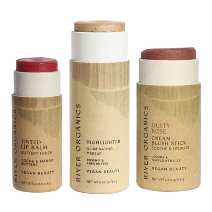 Lip + Highlighter + Blush Set