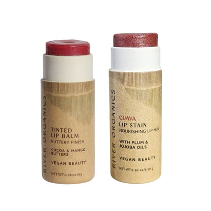 Set of 2 Lip Balms or Lip Stains