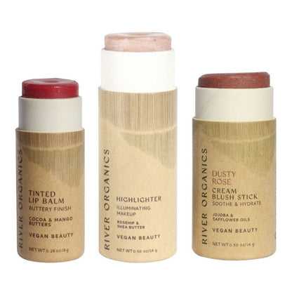 Lip + Highlighter + Blush Set
