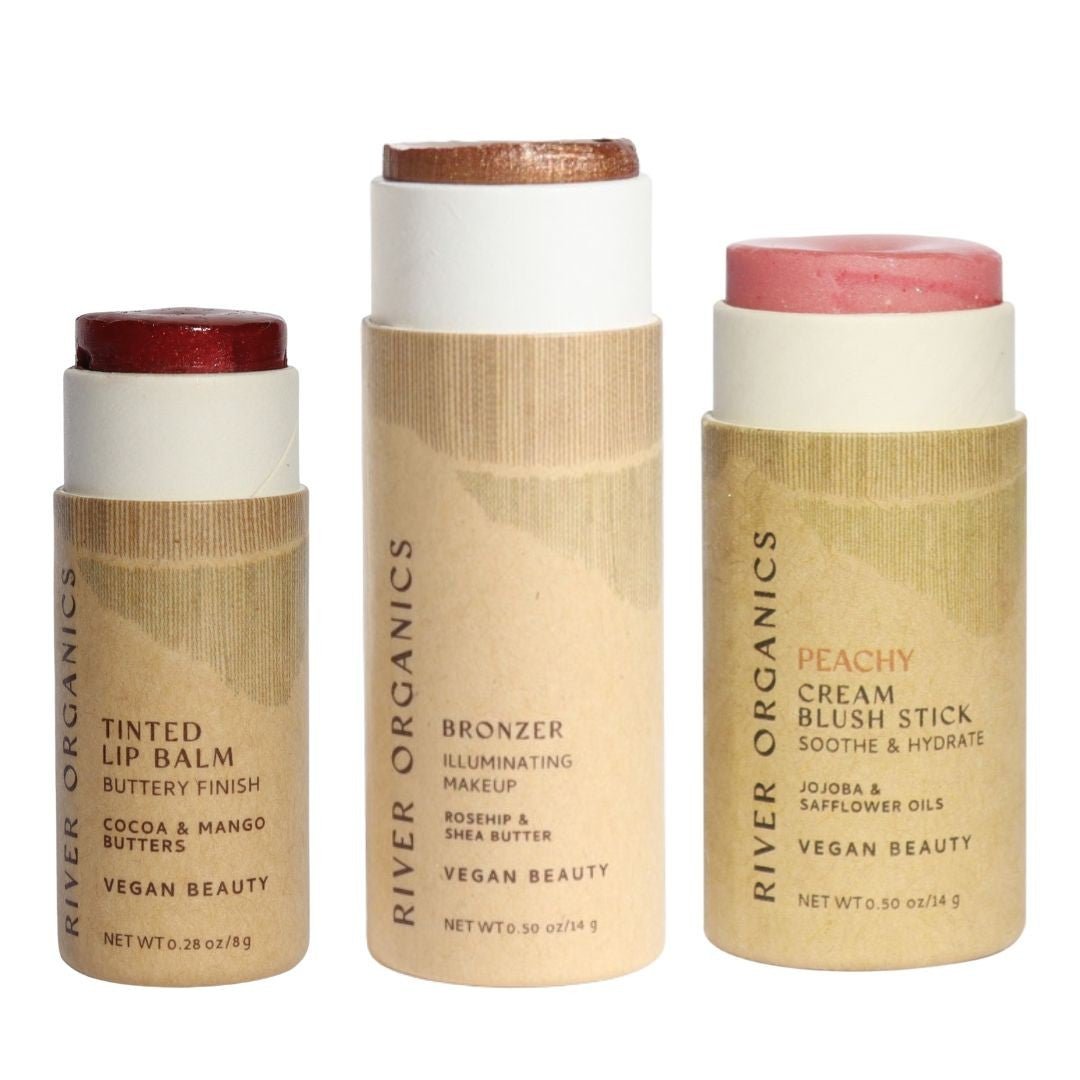 Lip + Highlighter + Blush Set