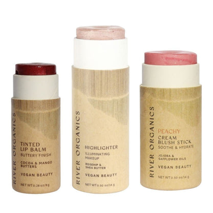 Lip + Highlighter + Blush Set