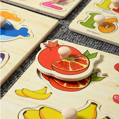 Wooden Puzzle – Educational Toy for Kids