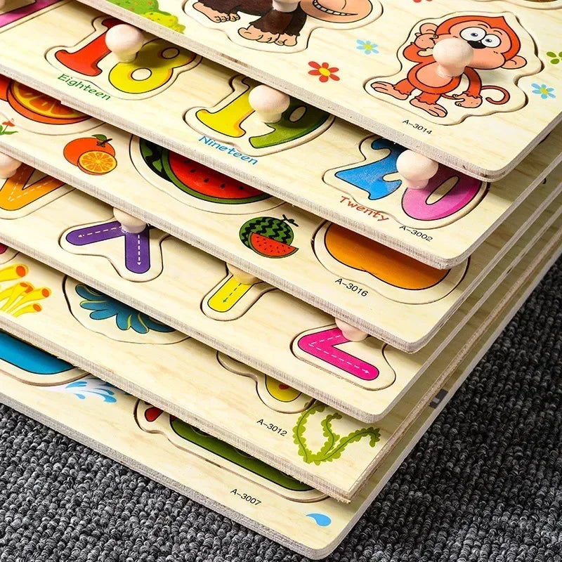 Wooden Puzzle – Educational Toy for Kids