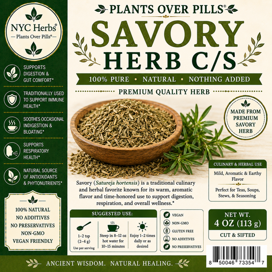 Savory Herb | Digestion, Immunity & Circulatory Support
