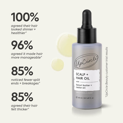 Scalp + Hair Oil with Bacuri Butter + Castor Oil