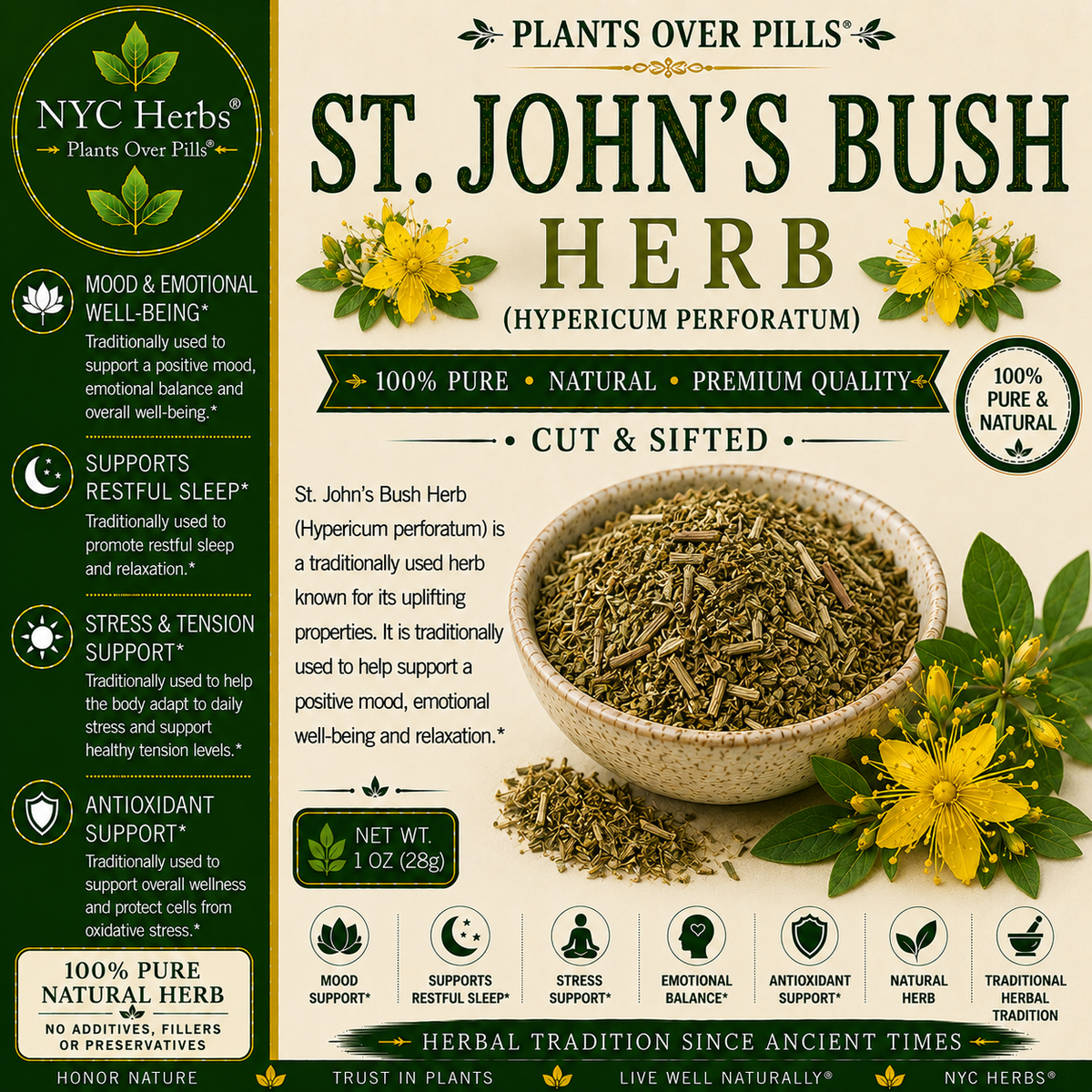 St. John's Bush | Blood-Building, Circulation & Energy Support
