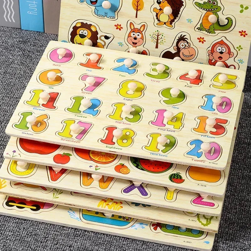 Wooden Puzzle – Educational Toy for Kids