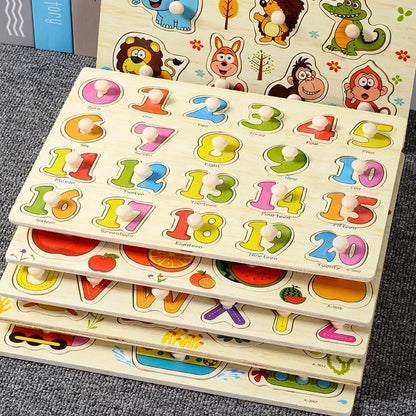 Wooden Puzzle – Educational Toy for Kids