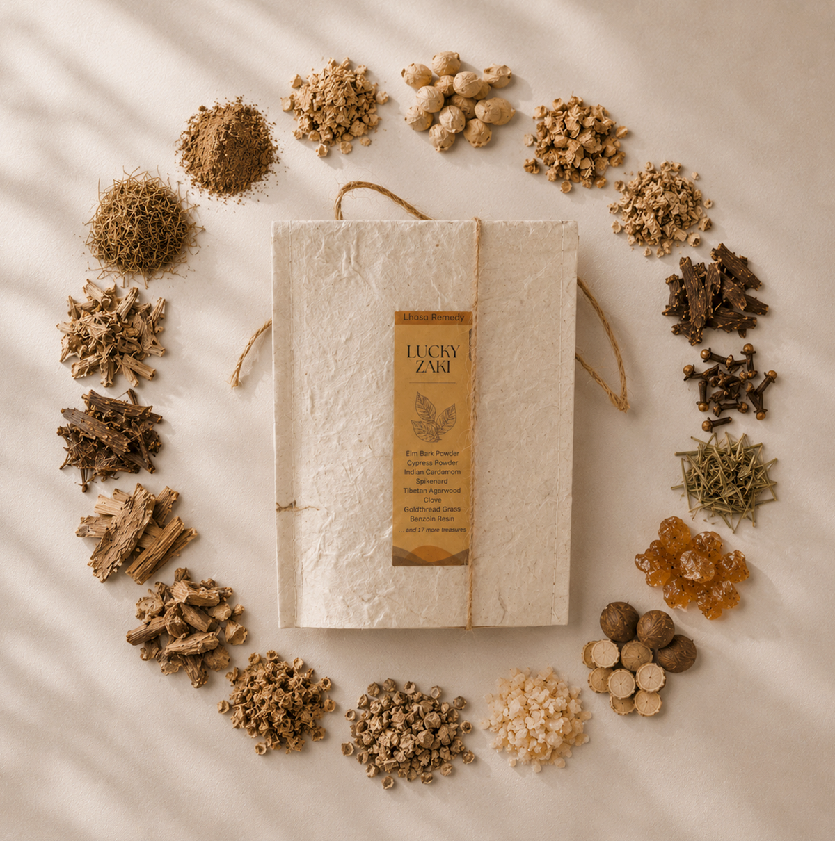 Lucky Zaki Tibetan Incense Cones for Abundance