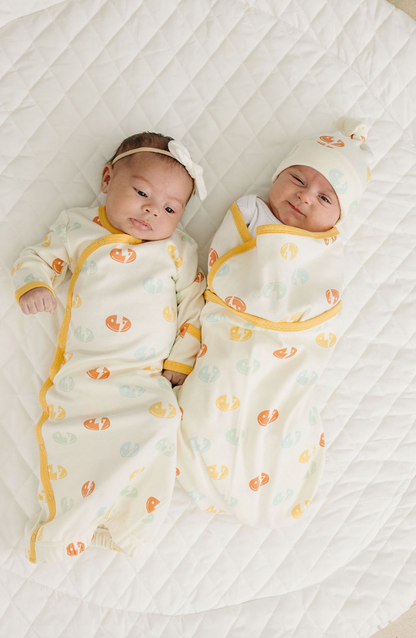 GOTS Certified Organic Cotton Blanket - Smiley Bolts