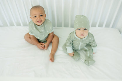 GOTS Certified Organic Cotton Zippy Footed - Freshwater Snail