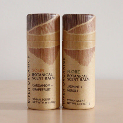 Set of 2, 3 or 4: Botanical Scent Balms made with Essential Oils