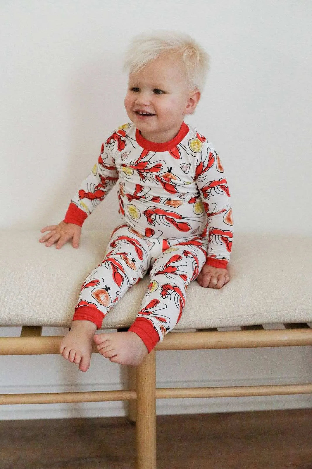 Southern Slumber - Crawfish 2 Piece Bamboo Pajama Set