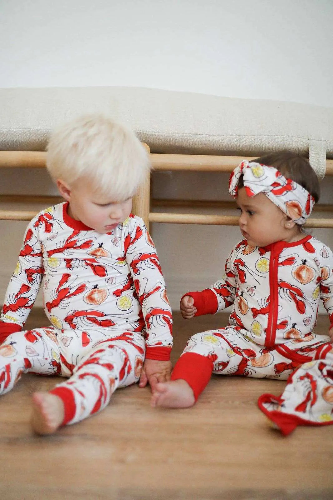 Southern Slumber - Crawfish 2 Piece Bamboo Pajama Set