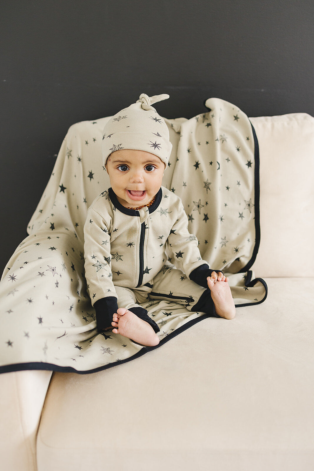 GOTS Certified Organic Cotton Zippy - Cosmic Star