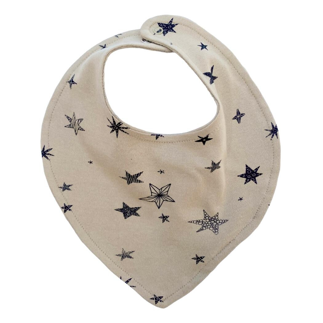 GOTS Certified Organic Cotton Bib - Cosmic Stars