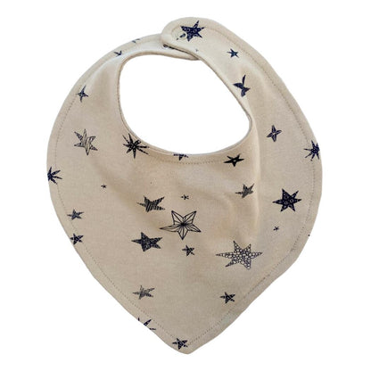 GOTS Certified Organic Cotton Bib - Cosmic Stars