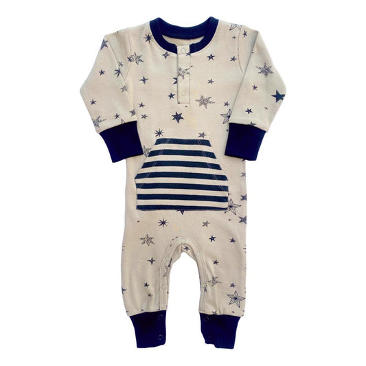 GOTS Certified Organic Cotton Playsuit - Cosmic Star