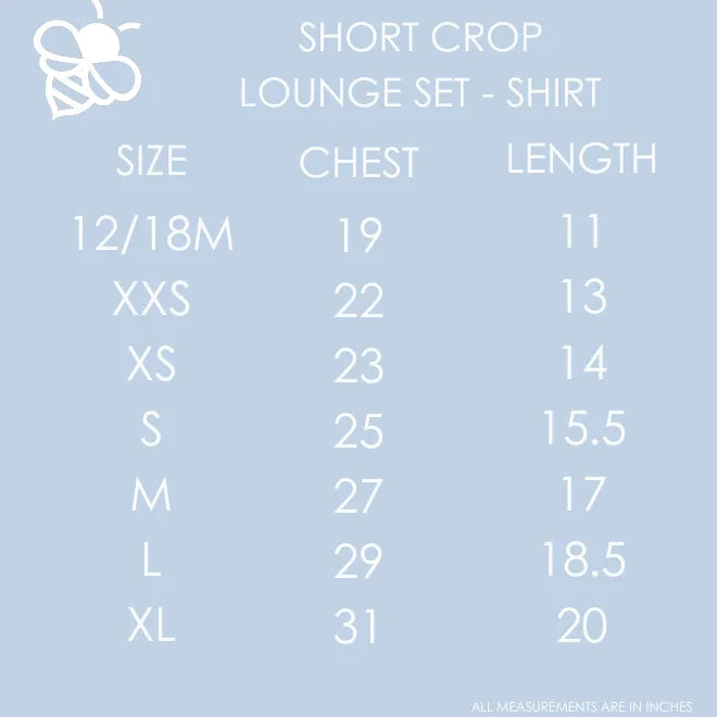 Sugar Bee Clothing Navy Crawfish 2 Piece Lounge Set